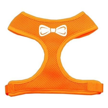 UNCONDITIONAL LOVE Bow Tie Screen Print Soft Mesh Harness Orange Extra Large UN2455696